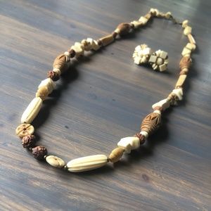 Miriam Haskell VintageNecklace+Earrings